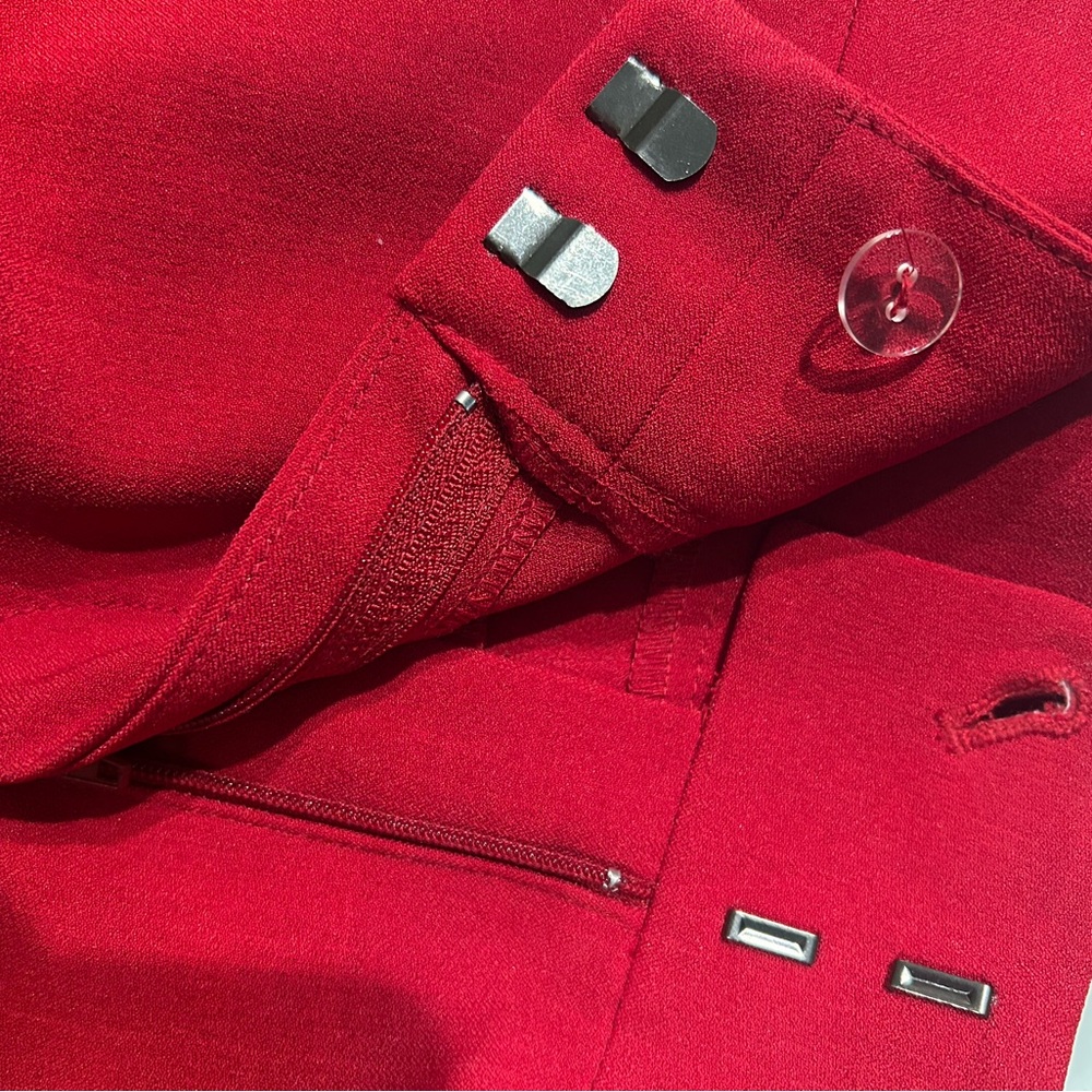 Vibrant Red Trousers - Picture 3 of 3